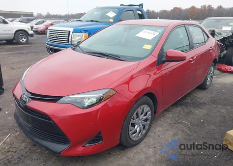 2017 Toyota Corolla Le из США, поврежденный, VIN 2T1BURHE1HC913546